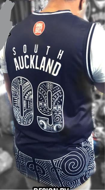 -Basketball Singlet South Auckland