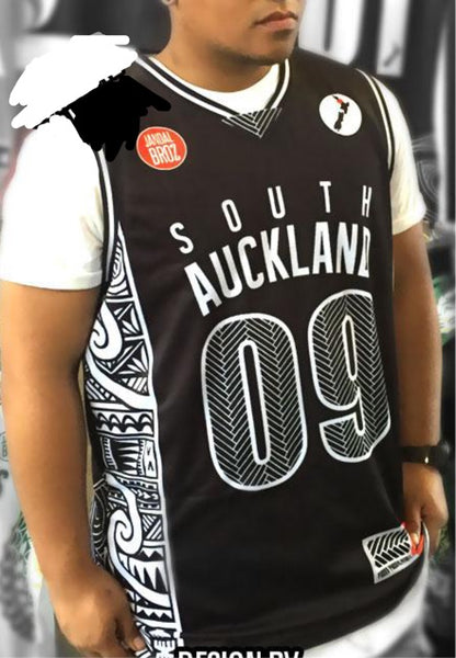-Basketball Singlet South Auckland