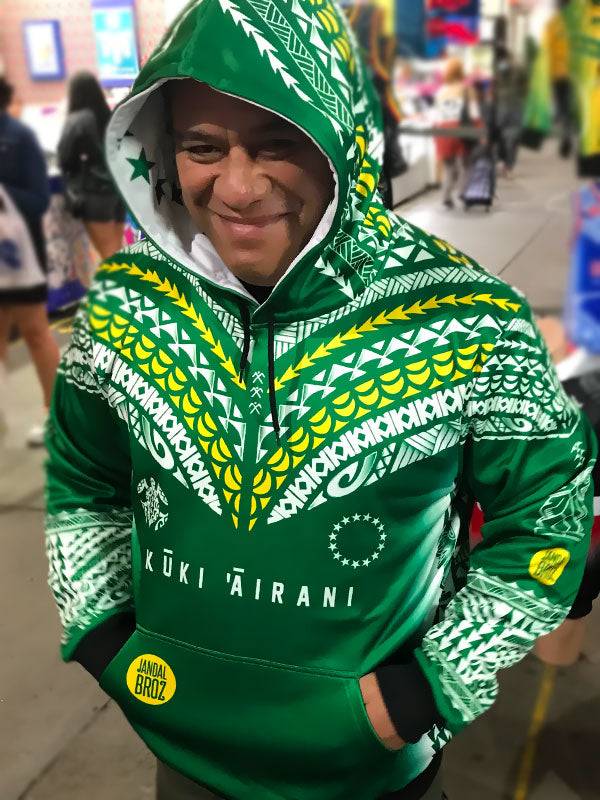 • Cook Islands hoodie Kūki 'Āirani chest