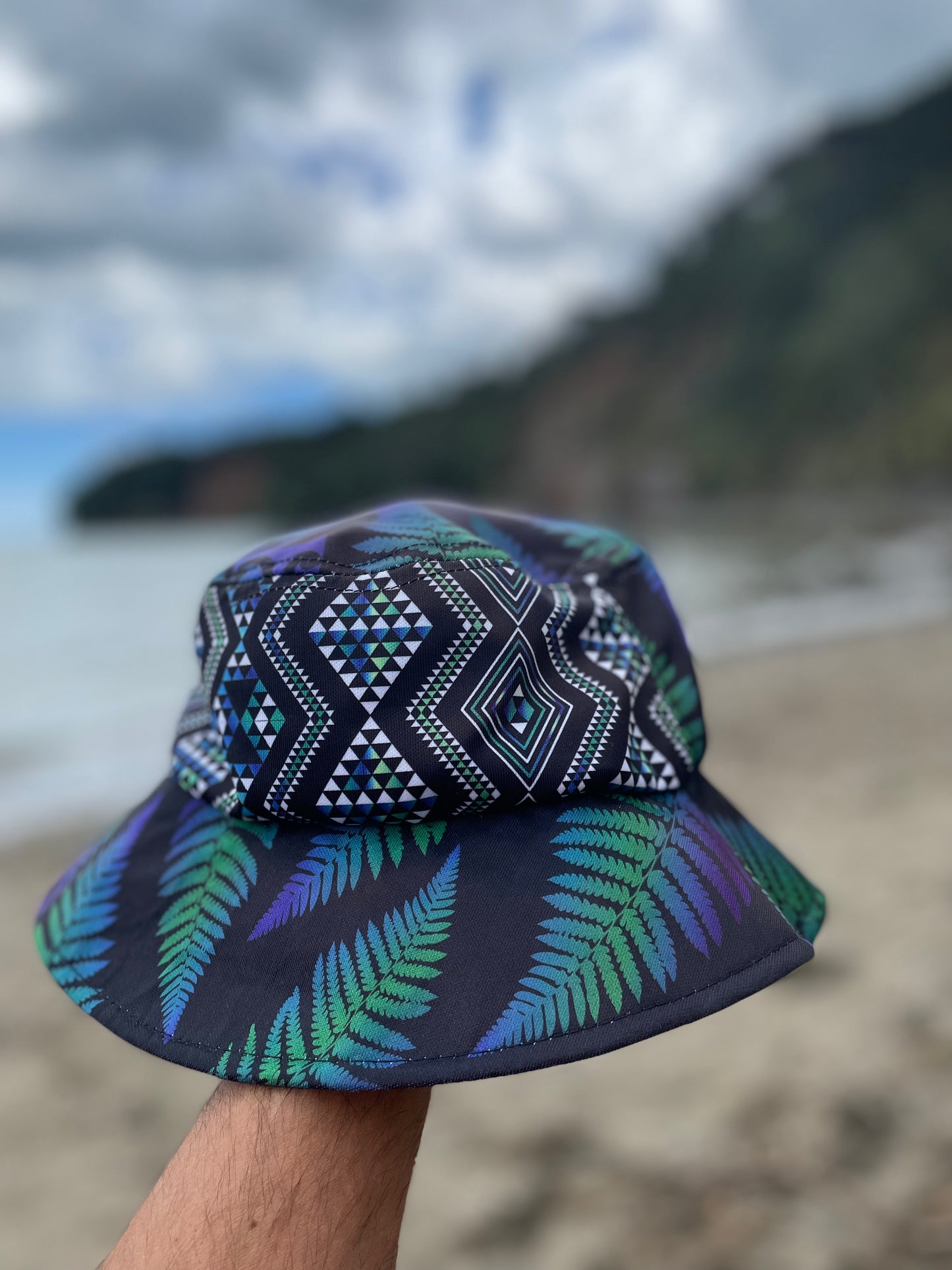 Tane Fern Tangaroa Taniko Bucket Pōtae