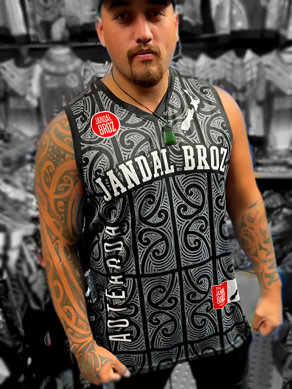 Maori Mangu Mangopare Singlet