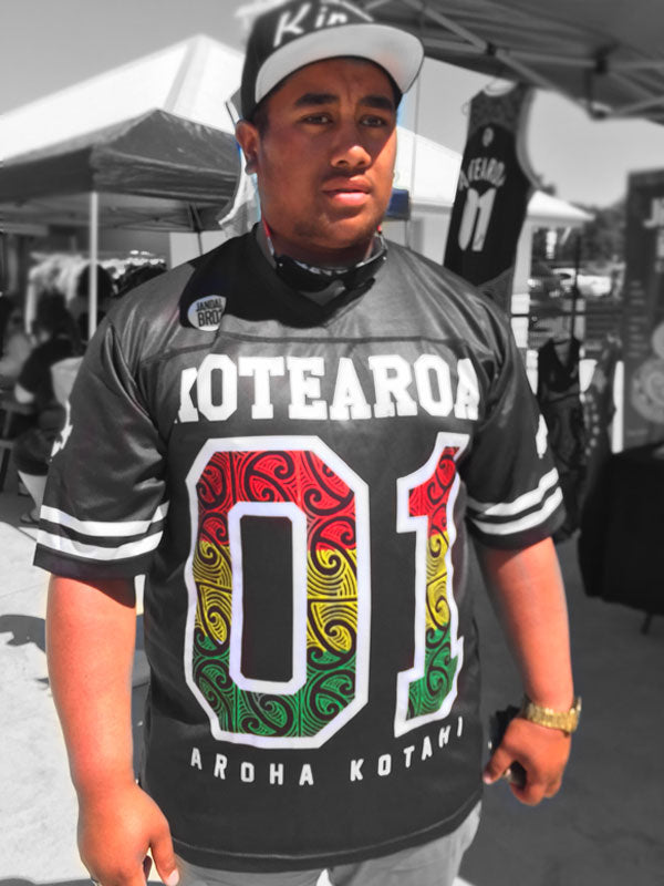 Aotearoa Reggae American Football Jersy