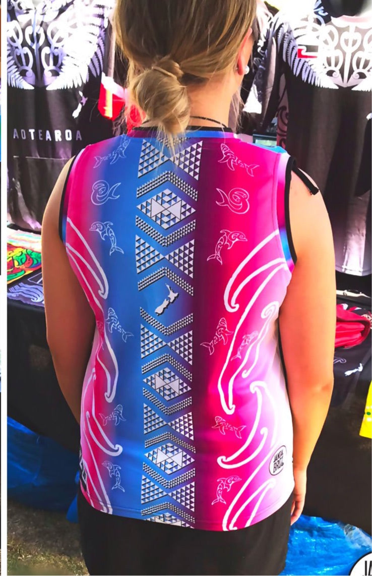 • Aroha Nui Basketball Singlet