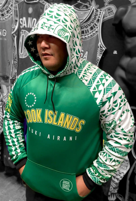 Cook Islands hoodie by jandal broz