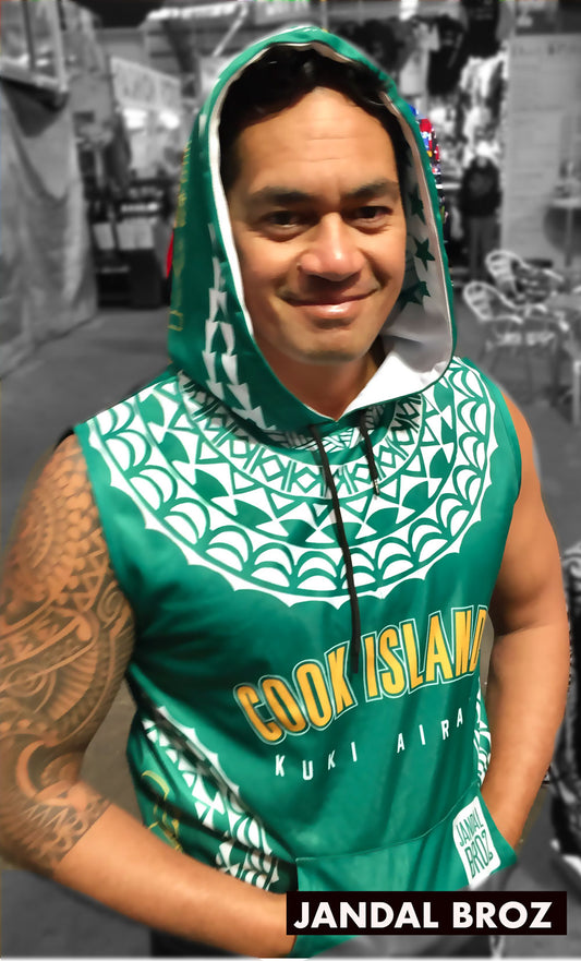 Cook Islands hoodie sleeveless
