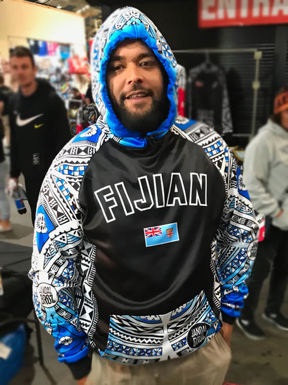 FIJI Hoodie  Fijian blue arms