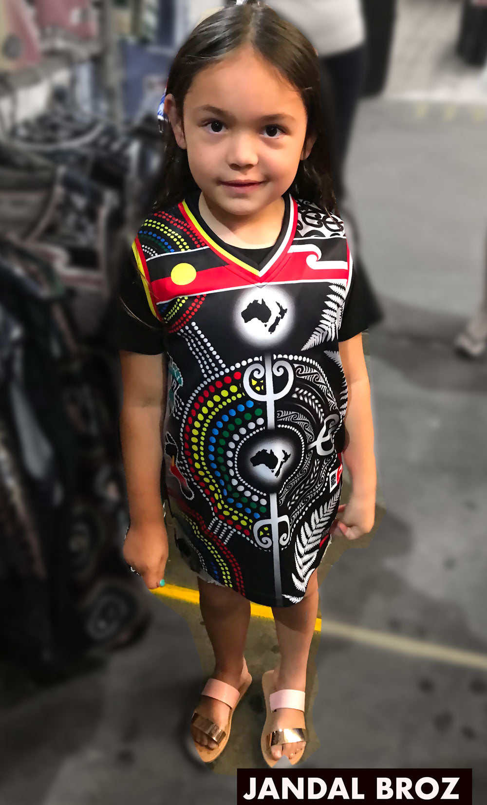 Maori Indigenous Australia Aboriginal Torres Strait Aotearoa Basketbal Singlet - KIDS