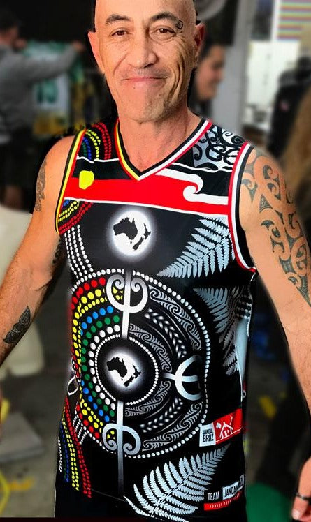 Maori Indigenous Australia Aboriginal Torres Strait Aotearoa Basketbal Singlet adults