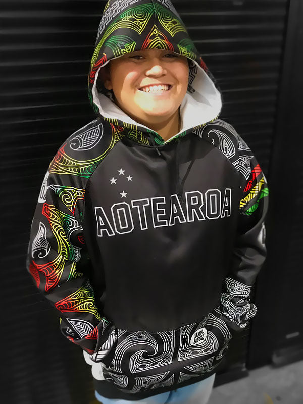 Aotearoa Hoodie Rasta