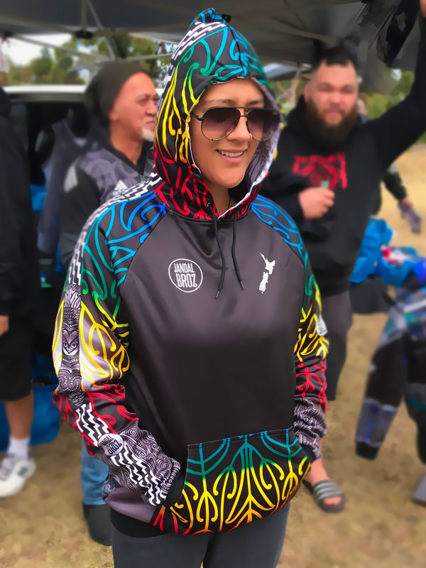 Aotearoa HOODIE Rasta wahine womans