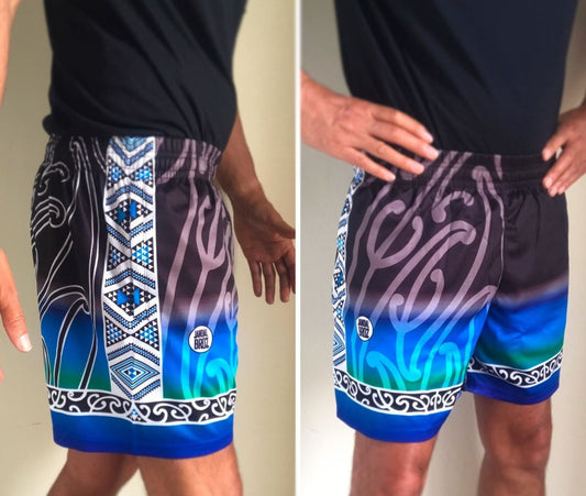 • Maori Shorts Tangaroa by Jandal Broz
