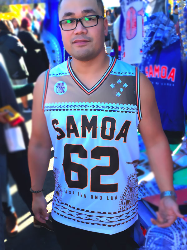 Basketball Singlet Samoa Siapo