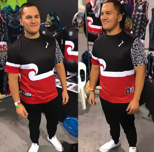 • Maori Tino Rangatiratanga -  T shirt sports breathable fabric