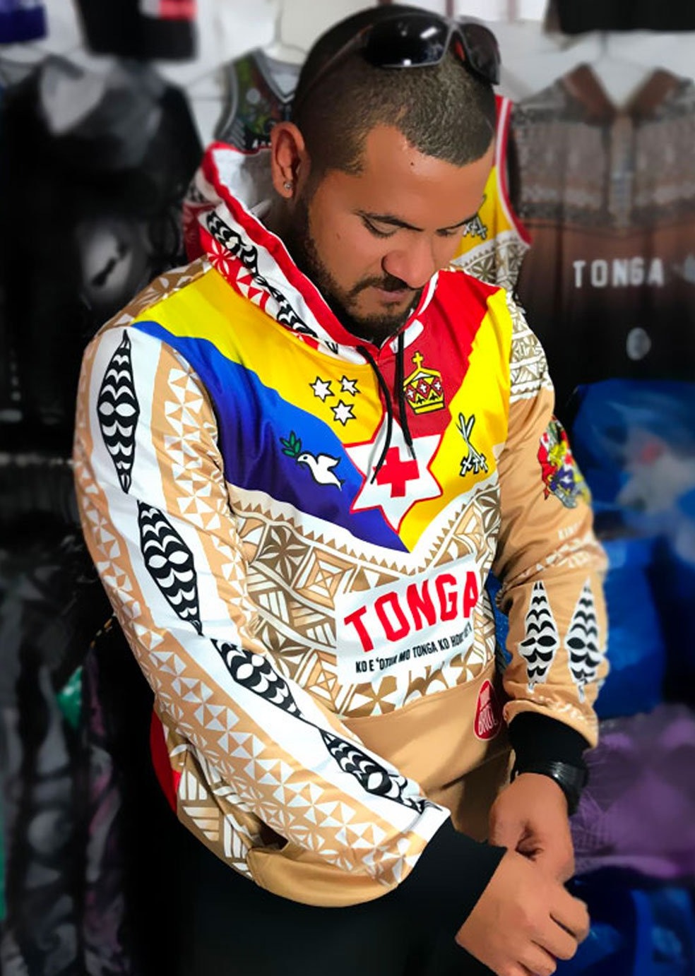 SPORTS HOODIE TONGA Sila Gold