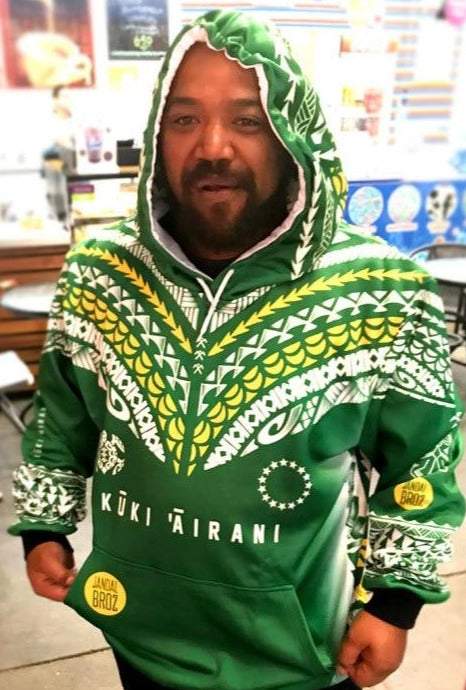 • Cook Islands hoodie Kūki 'Āirani chest