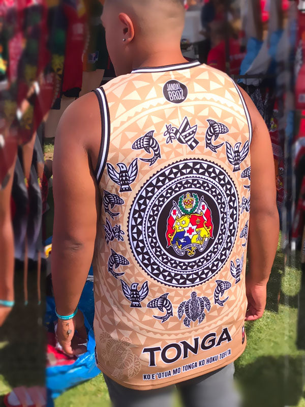 • Tongan Basketball Singlet - Ngatu Sila Fonu