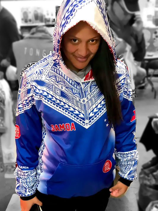 Samoa Womans Sports hoodie Manuia