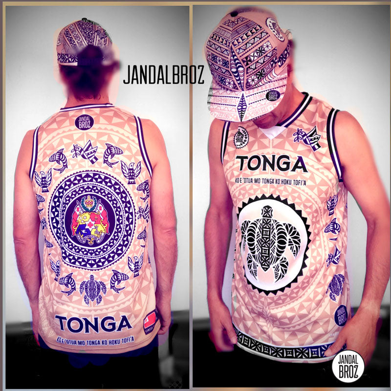 • Tongan Basketball Singlet - Ngatu Sila Fonu