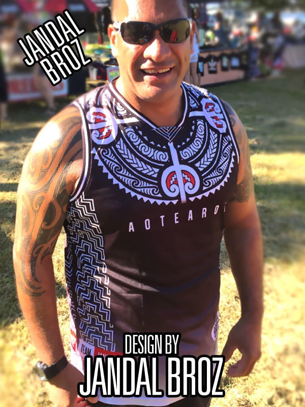 Keep Your Roots AOTEAROA Basketball Singlet