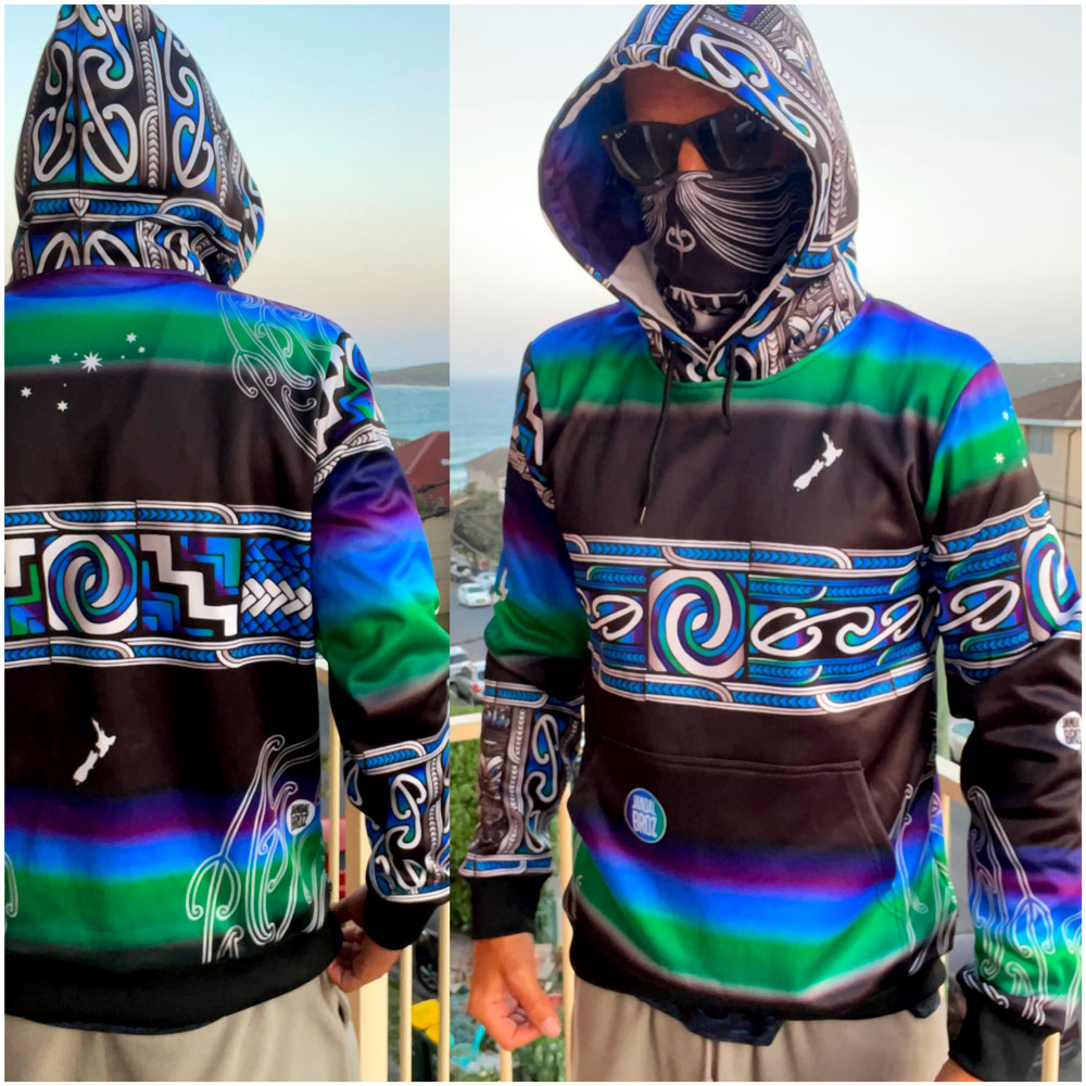 • Tangaroa Matariki balance Maori Hoodie