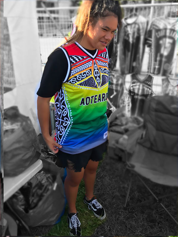 • Aotearoa Colours Reggae Singlet