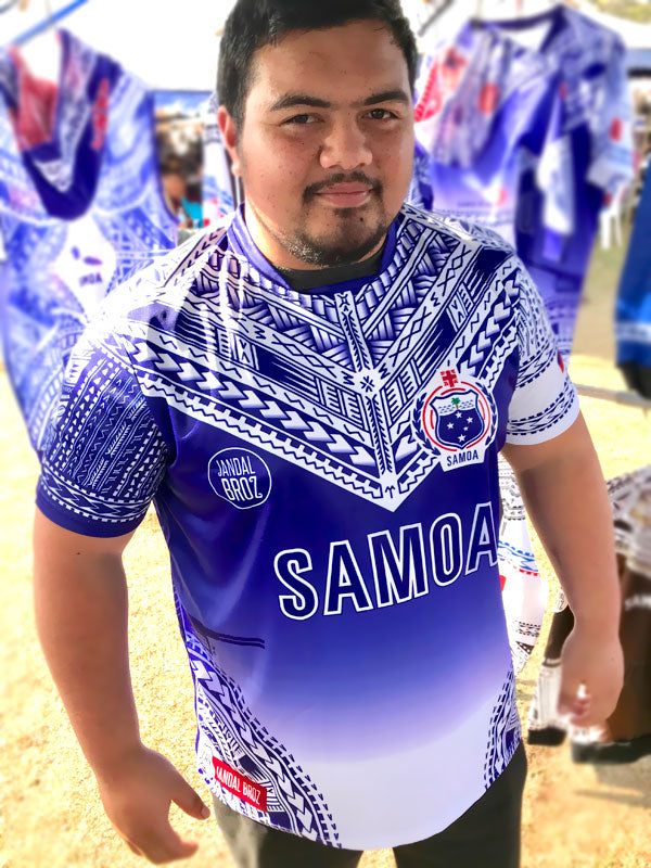 • Samoa Rugby Jersy -Samoa mo samoa