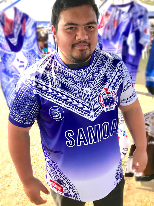 • Samoa Rugby Jersy -Samoa mo samoa