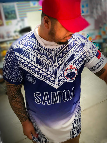 • Samoa Rugby Jersy -Samoa mo samoa