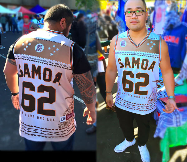 Basketball Singlet Samoa Siapo