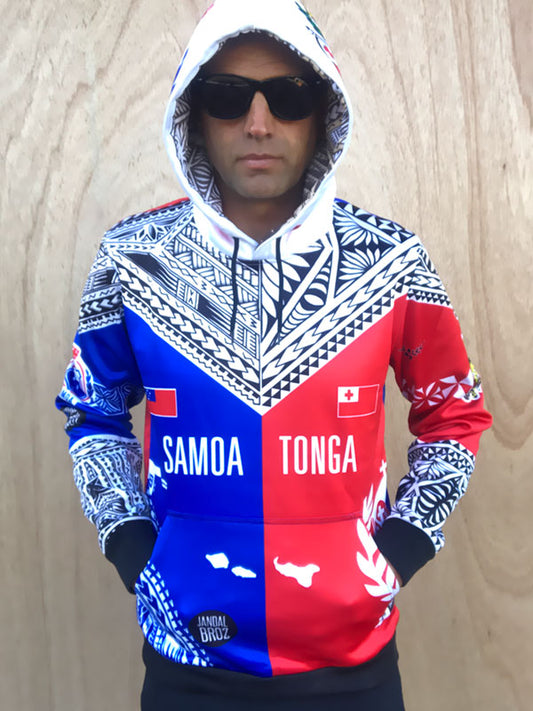 Toko Uso Hoodie - Half Tonga and Samoa