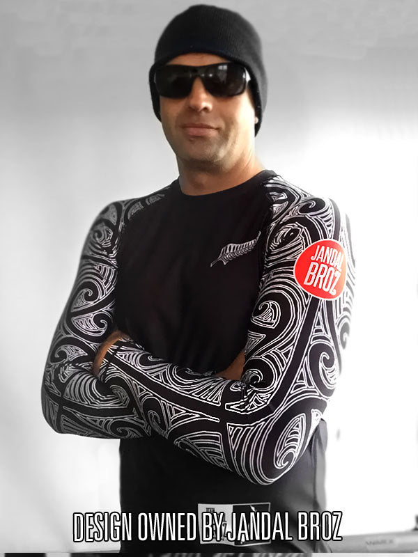 Aotearoa Ta moko Sports skin rash shirt