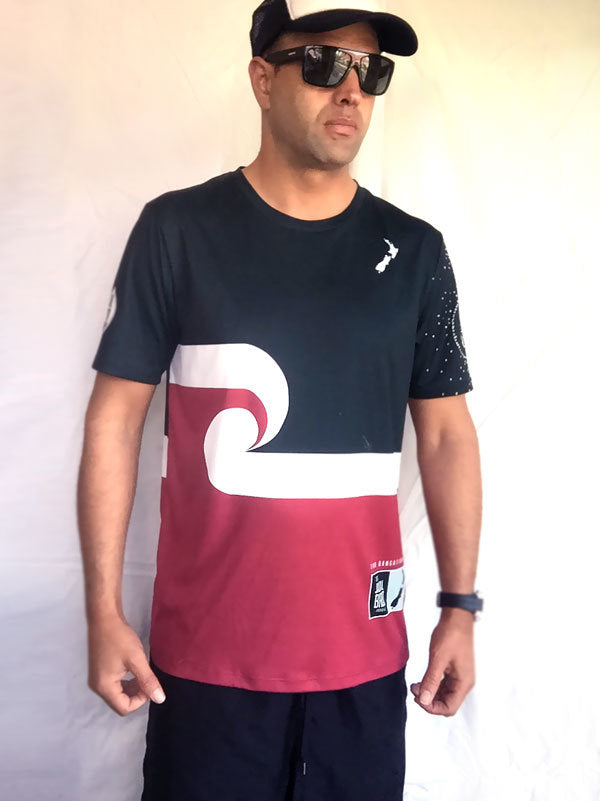 • Maori Tino Rangatiratanga -  T shirt sports breathable fabric