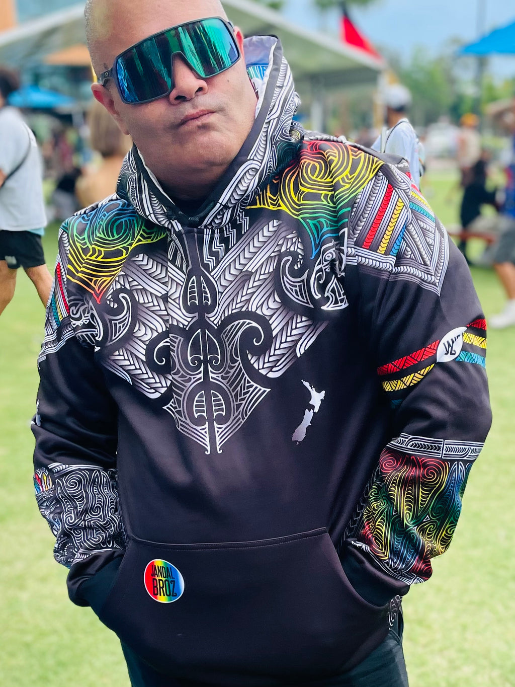 Aotearoa Māori hoodie Wairua Colours
