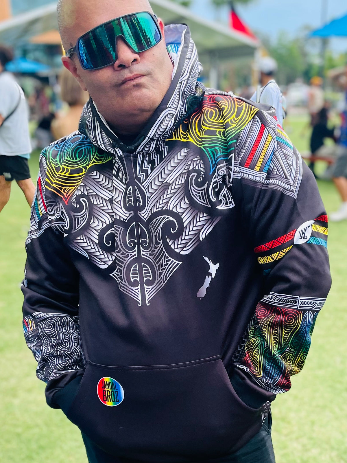 Aotearoa Māori hoodie Wairua Colours