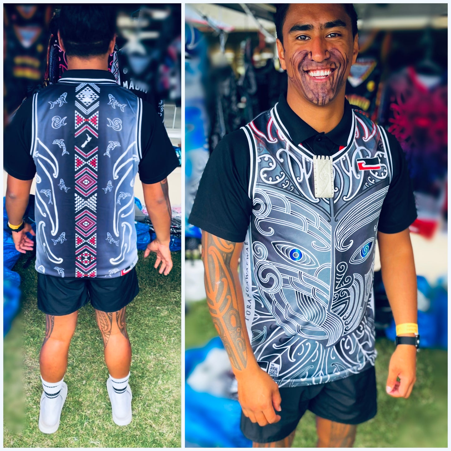 Tino Rangatiratanga Face Māori Singlet