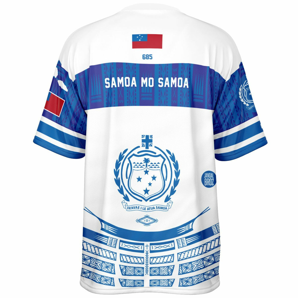 AFL Samoa Blue white (Approx 2-3 weeks delivery)