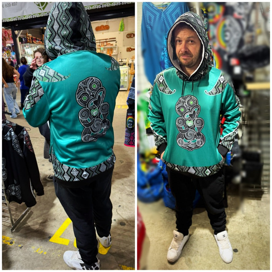 • Māori hoodie Tāne Hei Tiki