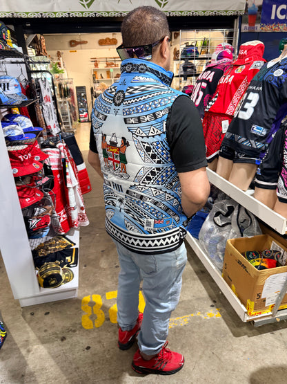 • FIJI Puff jacket Blue