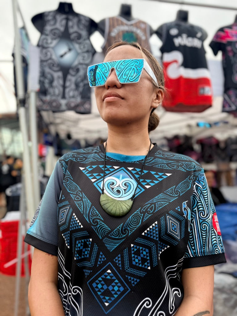 Aotearoa Tangaroa Tāniko shirt
