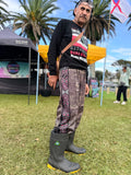 • Māori pants Papatūānuku and Ranginui by Jandal broz