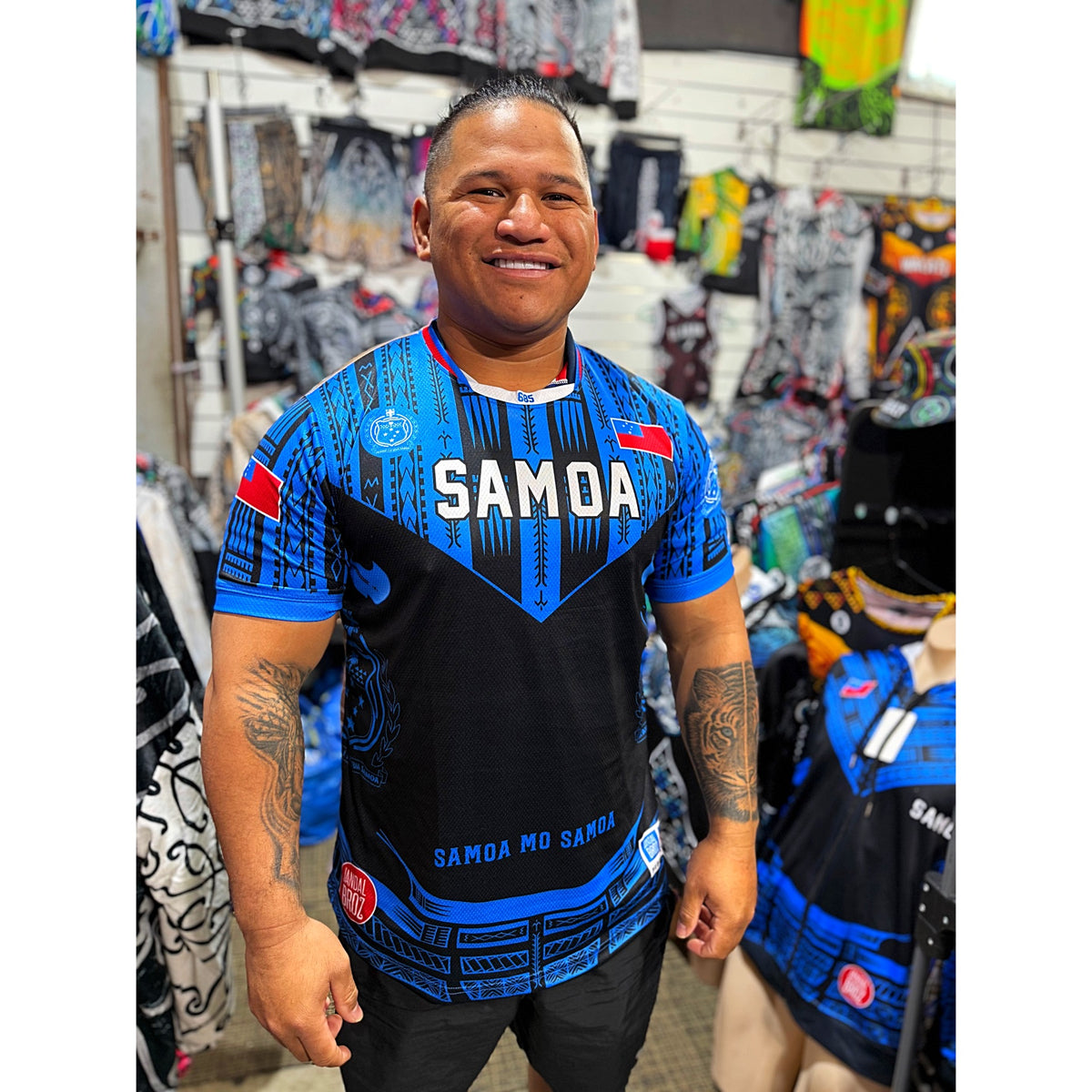 • Samoa Rugby Jersy - Toa Samoa warrior