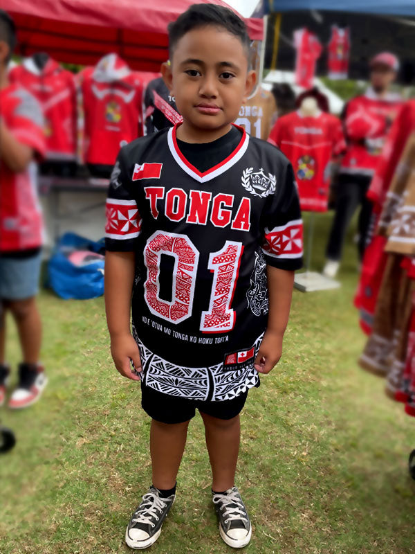 • Tonga American Football Jersy style black AFL