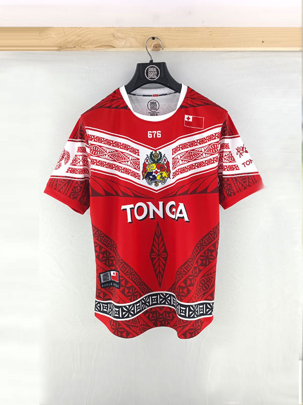 Tonga Rugby Jersy shirt red