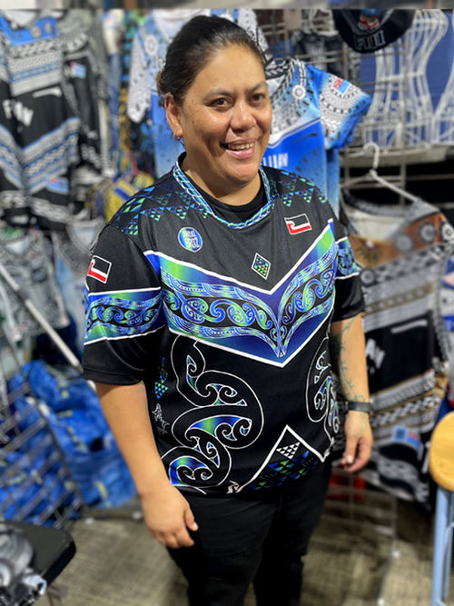 Aotearoa New Zealand shirt black Kotahitangi