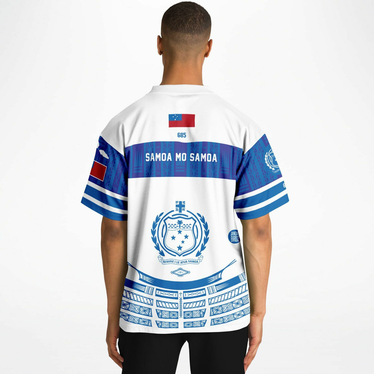 AFL Samoa Blue white (Approx 2-3 weeks delivery)