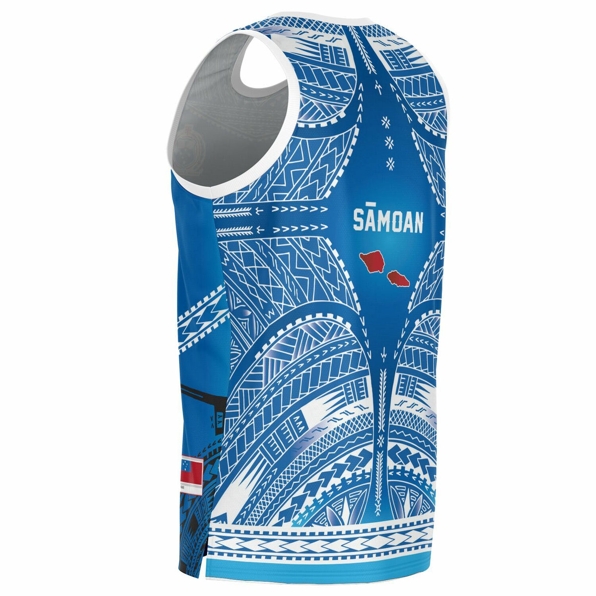 Samoa Toa Basketball Jersey - blue
