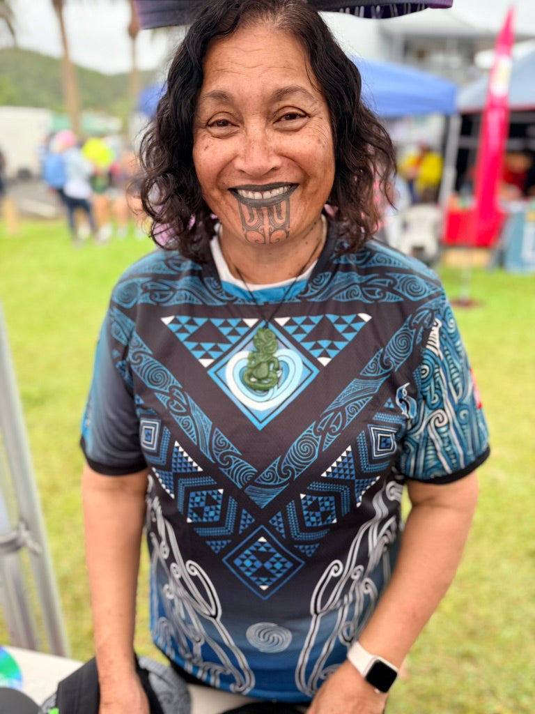 Aotearoa Tangaroa Tāniko shirt