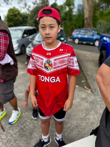 Tonga Rugby Jersy shirt red