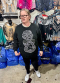 • Māori Hei Tiki Crew neck Pango Black