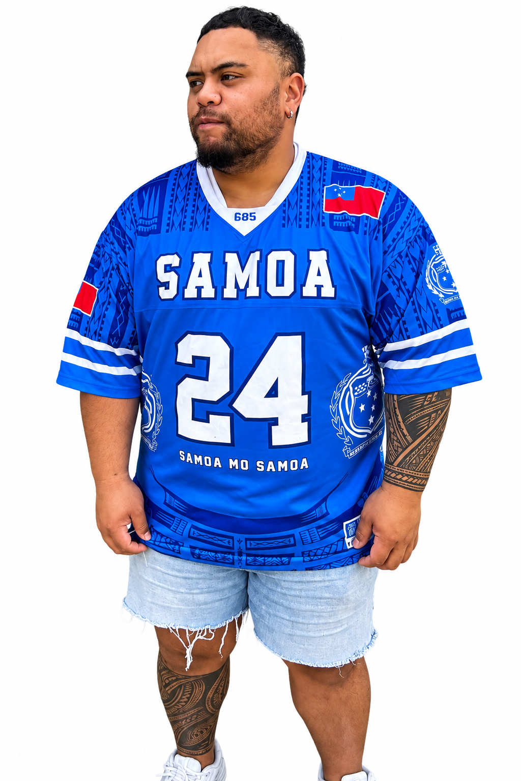 Samoa Jersy Blue AFL